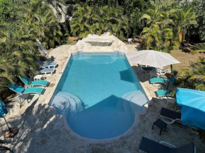 Villa Bougainvillea piscine et proche lagon
